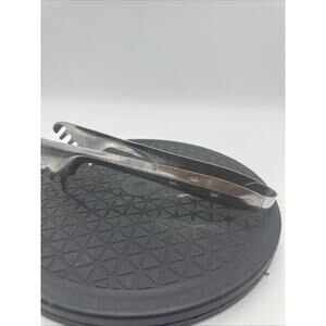 Atomic Starburst Royal Sheffield Vintage Serving Tongs Stainless Steel MCM